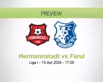 Hermannstadt Farul betting prediction (10 April 2026)