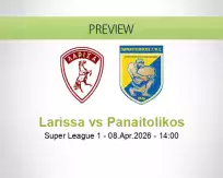 Larissa Panaitolikos betting prediction (08 April 2026)
