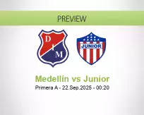 Medellín Junior betting prediction (22 September 2025)