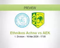Ethnikos Achna vs AEK
