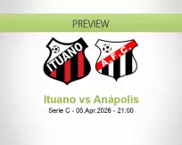 Ituano Anápolis betting prediction (05 April 2026)