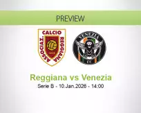 Reggiana Venezia betting prediction (10 January 2026)