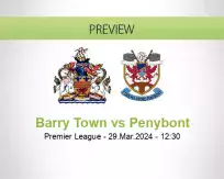 Barry Town Penybont betting prediction (29 March 2024)