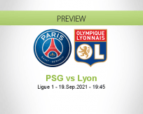 PSG Lyon betting prediction (19 September 2021)