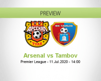 Arsenal Tula Tambov betting prediction (11 July 2020)