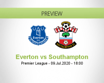 Everton Southampton betting prediction (09 July 2020)