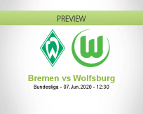 Werder Bremen Wolfsburg betting prediction (07 June 2020)