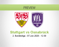 Stuttgart Osnabrück betting prediction (07 June 2020)