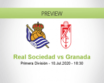 Real Sociedad Granada betting prediction (10 July 2020)