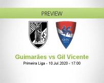 Vitória Guimarães Gil Vicente betting prediction (10 July 2020)