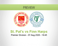 St. Patrick's Ath. Finn Harps betting prediction (07 August 2020)