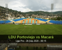 LDU Portoviejo Macará betting prediction (29 September 2020)