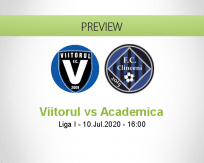 Viitorul Academica Clinceni betting prediction (10 July 2020)