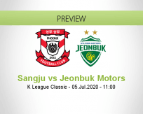 Sangju Sangmu Jeonbuk Motors betting prediction (05 July 2020)