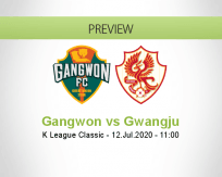 Gangwon Gwangju betting prediction (12 July 2020)