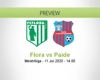 Flora Paide betting prediction (11 July 2020)