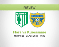 Flora Kuressaare betting prediction (07 August 2020)