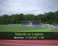 Tulevik Legion betting prediction (31 October 2020)