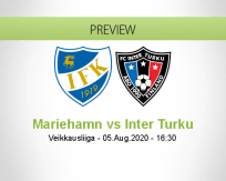Mariehamn Inter Turku betting prediction (05 August 2020)