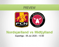 Nordsjælland Midtjylland betting prediction (05 July 2020)