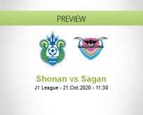 Shonan Bellmare Sagan Tosu betting prediction (21 October 2020)
