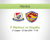 Yokohama F. Marinos Vegalta Sendai betting prediction (23 September 2020)