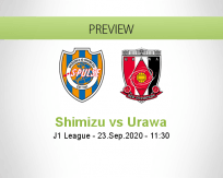 Shimizu S-Pulse Urawa Reds betting prediction (23 September 2020)