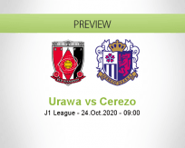 Urawa Reds Cerezo Osaka betting prediction (24 October 2020)