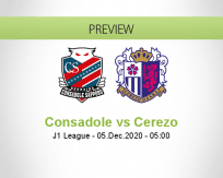Consadole Cerezo betting prediction (05 December 2020)