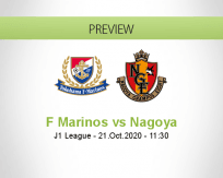 Yokohama F. Marinos Nagoya Grampus betting prediction (21 October 2020)