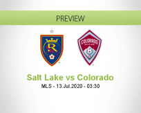 Real Salt Lake Colorado Rapids betting prediction (13 July 2020)