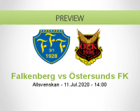 Falkenberg Östersunds FK betting prediction (11 July 2020)