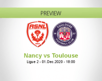 Nancy Toulouse betting prediction (01 December 2020)