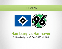Hamburg Hannover betting prediction (05 December 2020)