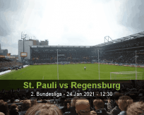 St. Pauli Regensburg betting prediction (24 January 2021)