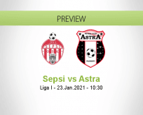 Sepsi Astra betting prediction (23 January 2021)