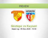 Göztepe Kayseri betting prediction (05 December 2020)