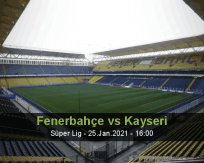 Fenerbahçe Kayseri betting prediction (26 January 2021)