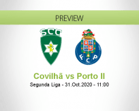 Sporting Covilhã Porto II betting prediction (31 October 2020)