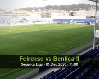 Feirense Benfica II betting prediction (05 December 2020)