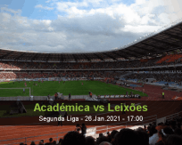 Académica Leixões betting prediction (26 January 2021)