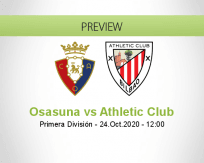 Osasuna Athletic Club betting prediction (24 October 2020)