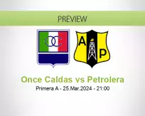 Once Caldas Petrolera betting prediction (25 March 2024)