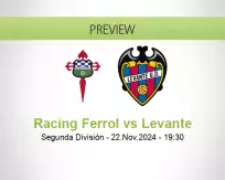 Racing Ferrol Levante betting prediction (23 November 2024)