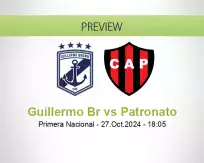 Guillermo Br Patronato betting prediction (27 October 2024)