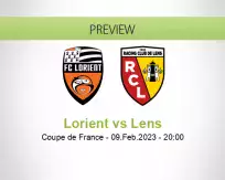 Lorient Lens betting prediction (09 February 2023)
