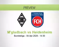 M'gladbach Heidenheim betting prediction (04 April 2026)