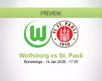Wolfsburg St. Pauli betting prediction (14 January 2026)