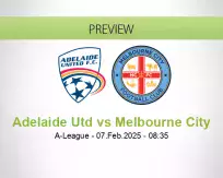 Adelaide Utd Melbourne City betting prediction (07 February 2025)