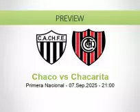 Chaco Chacarita betting prediction (08 September 2025)